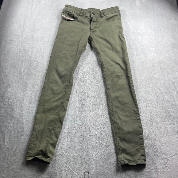 Diesel Other - Diesel R-Troxer-A Slim Skinny Jeans Mens W28 Olive Green Stretch Denim 0NAHC